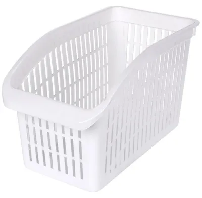 Image de Organisateur de réfrigérateur - Boîte de rangement - 29 x 17 x 16 cm - Plastique - Blanc