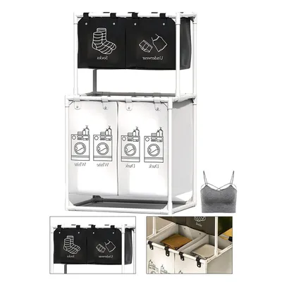 Produktbild von Multifunktionaler Wäschekorb, großer Aufbewahrungskorb für Kleidung, praktischer Korb für Zuhause, Balkon oder Badezimmer, ideal für den Alltag.
