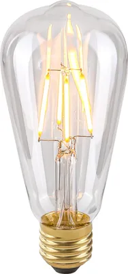 Immagine prodotto di Lampadina LED E27 4W calda Retro Edison Italux 801402 ST64