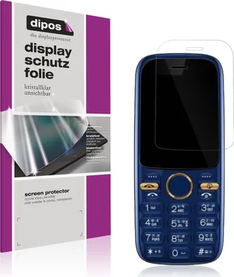 Produktbild von 4x Schutzfolie für Cellecor A4i klar Displayschutzfolie Folie Display Schutz dipos
