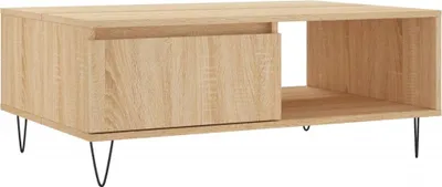 Obrázek produktu pro vidaXL Konferenční stolek Sonoma Dub 90x60x35 cm odvozený výrobek ze dřeva