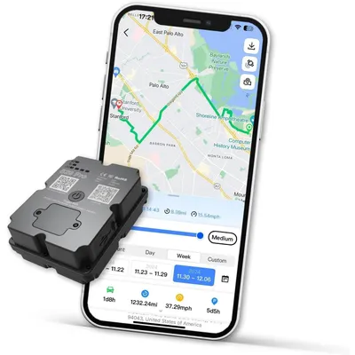 Image de Traceur GPS voiture - Traceur auto 4G LTE - Aimant, étanche - Batterie 7500 mAh - Suivi en temps réel