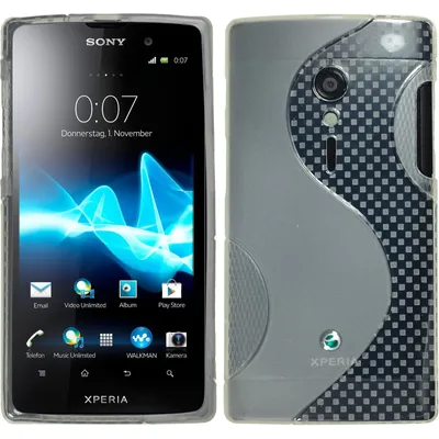 Produktbild von PhoneNatic Case kompatibel mit Sony Xperia ion - clear Silikon Hülle S-Style + 2 Schutzfolien