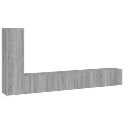 Produktbild von vidaXL 3-tlg. TV-Schrank-Set Grau Sonoma Holzwerkstoff