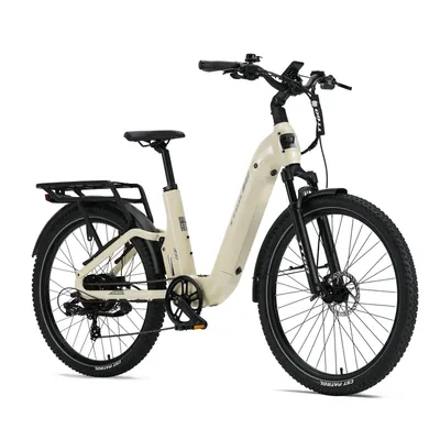 Produktbild von E‑SUVO City‑E‑Bike Fully 27,5 Zoll, 250 W Heckmotor, 70 Nm Drehmomentsensor, 48 V 15 Ah Akku, Shimano 7‑Gang, Hydraulikbremsen, Reichweite 100‑120 km