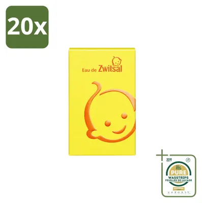Productafbeelding van 20 x Zwitsal Eau de Toilette - Vertrouwde geur - 95 ml - Voorraadverpakking - 20 stuks