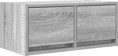 Produktbild von vidaXL TV-Schrank Grau Sonoma 60x31x25,5 cm Holzwerkstoff