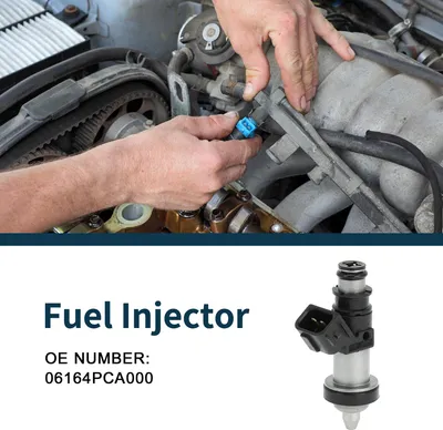 Image de Injecteur De Carburant Pour Honda Cr-V 2.0 1999-2001 Débit Assorti No.06164Pca000 Buse De Carburant Noire 1 Pc