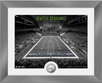 Produktbild von Seattle Seahawks NFL Stadion Silber Coin Bild 40x33cm