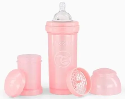 Obrázek produktu pro Kojenecká lahev Anti-Colic 260 ml, pastelově růžová