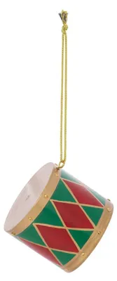 Produktbild von Tannenbaum-Anhänger aus rotem und grünem Holz, 5 cm