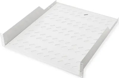Produktbild von ROLINE 19-Zoll Fachboden 2 HE 550 T, 25kg Tragkraft grau