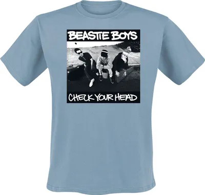 Produktbild von Beastie Boys T-Shirt Herren Check Your Head blaugrau XXL