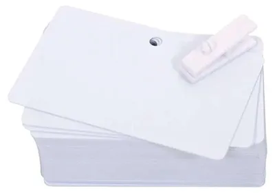 Produktbild von Evolis: Leere PVC-Karten, vorgebohrt