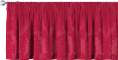 Produktbild von Dekoria Kurzgardine mit Kräuselband, rot , 390 x 40 cm