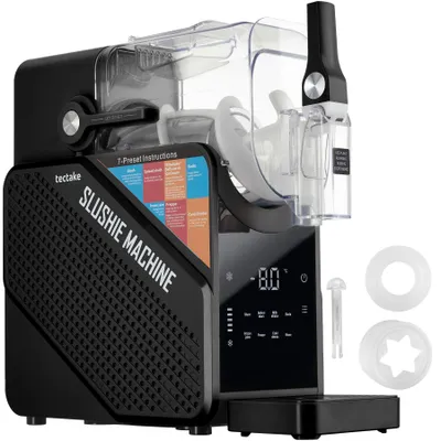 Produktbild von tectake® Slush Maschine, 2 l, kein Eis erforderlich, 7 Programme, für Slushs, Softeis, Frozen Cocktails, Frappés und Milchshakes
