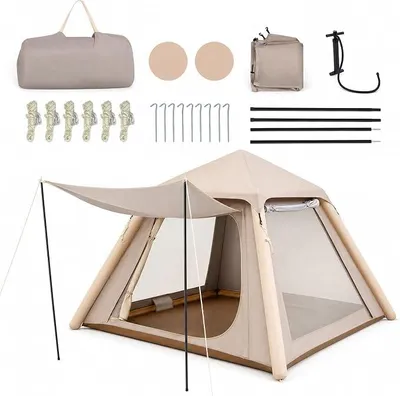 Imagen del producto de Tienda de campaña inflable para 2-4 personas, impermeable