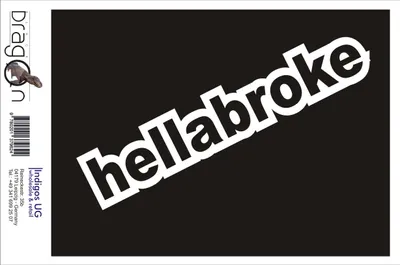 Produktbild von Aufkleber / Autoaufkleber - JDM / Die cut / Auto / OEM - Hellabroke 210x40mm schwarz - Heckscheibe / Heckscheibenaufkleber