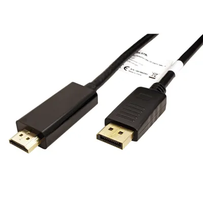 Obrázek produktu pro ROLINE DisplayPort - HDMI kabel, DP(M) -> HDMI M, 4K@60Hz, 2m (11.04.5786)