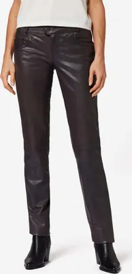 Immagine prodotto di Pantaloni in pelle da donna Triston di Ricano - Marrone / M