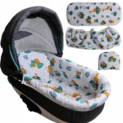Produktbild von Art-Lux Baby Kinderwagen Einlage Matratze Kissen Set