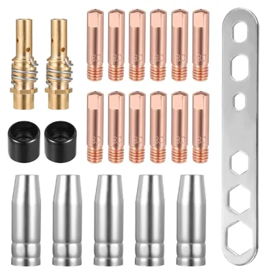 Produktbild von Verschleißteile-Set, MB15AK; 22-teiliges Schweißzubehör-Set
