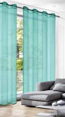 Produktbild von Ösenschal „Feinsable“- Größe (HxB): 280x140cm Farbe: Blau