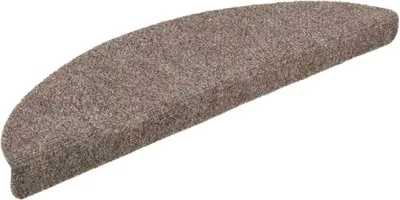 Immagine prodotto di Tappetini per scale autoadesivi 20 pz 56x17x3 cm beige semicircolari