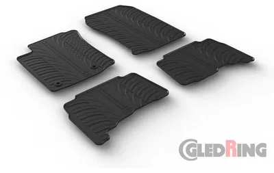 Produktbild von Gledring Fußmatten Set Gummi für TOYOTA LAND CRUISER 150 (KDJ15, GRJ15) Vorne+Hinten