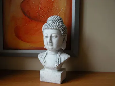 Produktbild von buddha Büste statue figur garten figuren statuen skulptur skulpturen S101066 Neu