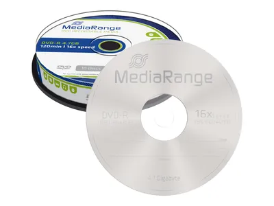 Produktbild von MediaRange DVD-R 4,7GB  10pcs Spindel 16x