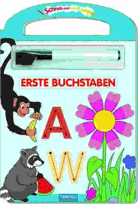 Produktbild von Schreib und wisch weg - Erste Buchstaben, m. Stift