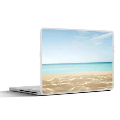 Produktbild von MuchoWow® Laptop Aufkleber Sticker Cover Strand - Meer - Sand 32.5x23.5 cm - Sticker für Laptop - Selbstklebend
