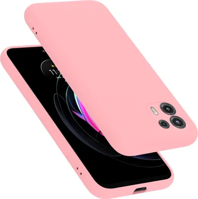 Obrázok produktu pre Cadorabo ochranné puzdro pre Motorola EDGE 20 LITE / FUSION v ružovom puzdre na mobilný telefón Puzdro Kryt TPU Etui