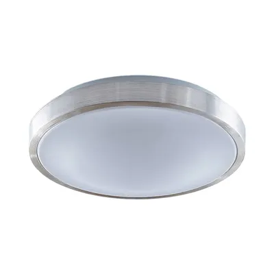 Produktbild von Lindby LED-Deckenlampe Emelie, Ø 42 cm, alufarben, Metall