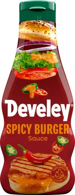 Produktbild von Develey Spicy Burger Sauce pikant wuerzig cremig perfekt zu Burger 250ml