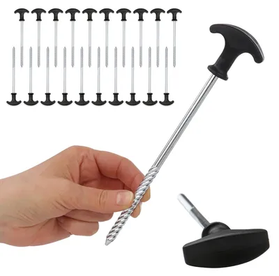 Produktbild von Set mit 20 Zeltpflöcken – Durchmesser 6,7 mm, Stahlgewinde