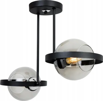 Obrázek produktu pro Moderní skleněná závěsná lampa GRAPHITRING
