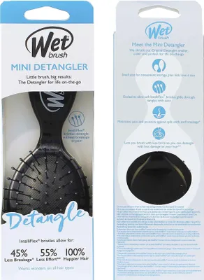Produktbild von Wet Brush Mini Detangler Black Haarbürste