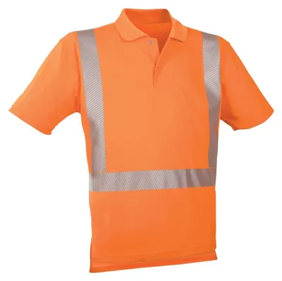 Zdjęcie produktu dla Koszulka polo ostrzegawcza fluorescencyjny pomarańczowy, rozmiar 3XL