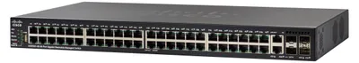 Produktbild von Cisco 550X Series SG550X-48P - Switch - L3 - managed - 48 x 10/100/1000 (PoE+) + 2 x Kombi-10GBase-T + 2 x SFP+ - an Rack montierbar - PoE+ (382 W)