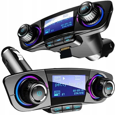 Imagen del producto de Transmisor FM Bluetooth 5.0, multimedia, 8 en 1