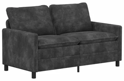 Produktbild von vidaXL Sofa Dunkelgrau 156 x 81 x 87,5 cm Polyester