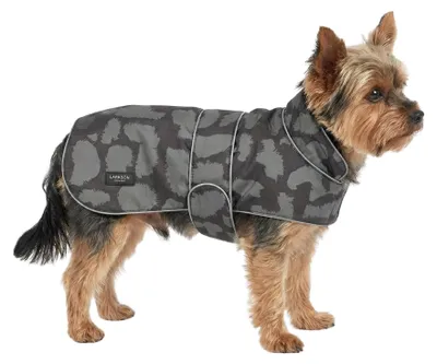 Hunde-Regenjacke, grauer Löwe, wasserdicht, 10.000 mm, reflektierend
