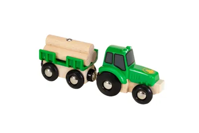 Produktbild von Traktor mit Holz-Anhänger BRIO 63379900