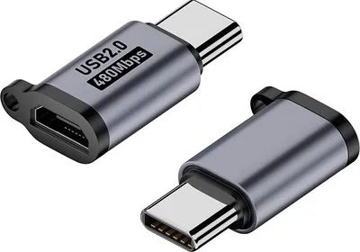 Produktbild von INF Micro USB Buchse auf Typ-C Stecker Adapter (3er-Pack) - Schnellladen & Datentransfer