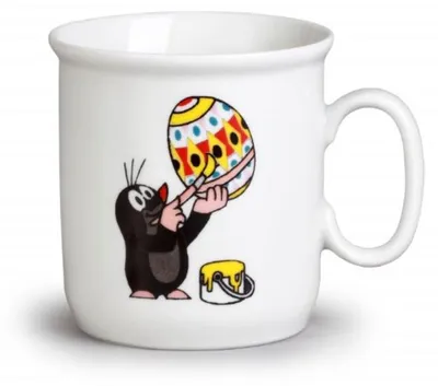 Produktbild von Thun 1794 Kinderbecher, Maulwurf und Ostern, 250 ml, Tschechisches Porzellan, Thun