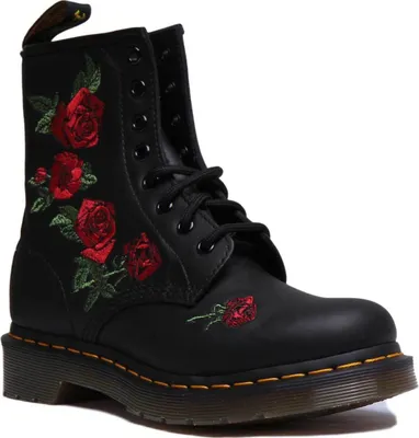 Immagine prodotto di DR. DOC MARTENS 1460 Vonda Floral Rose - Stivali da donna Stivali Nero 24722001 , dimensioni: EU 37 UK 4