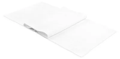 Läufer 45 x 150 cm, Blumenmuster, Polyester, Weiß