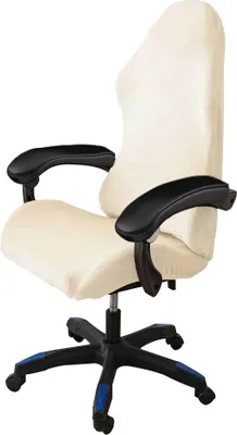Produktbild von Dicker, Velours Bezug Für Gaming-Stuhl, Creme